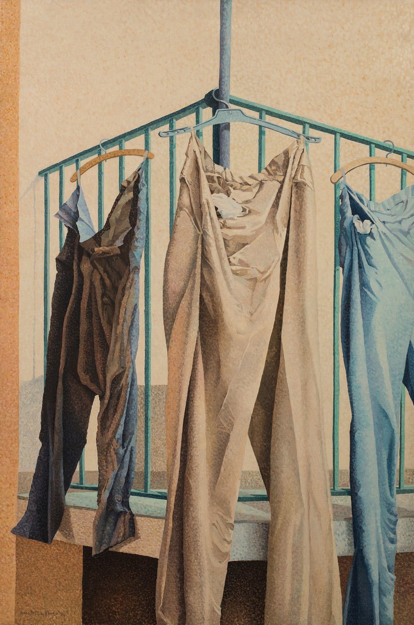Calças penduradas de Donatella Merlo