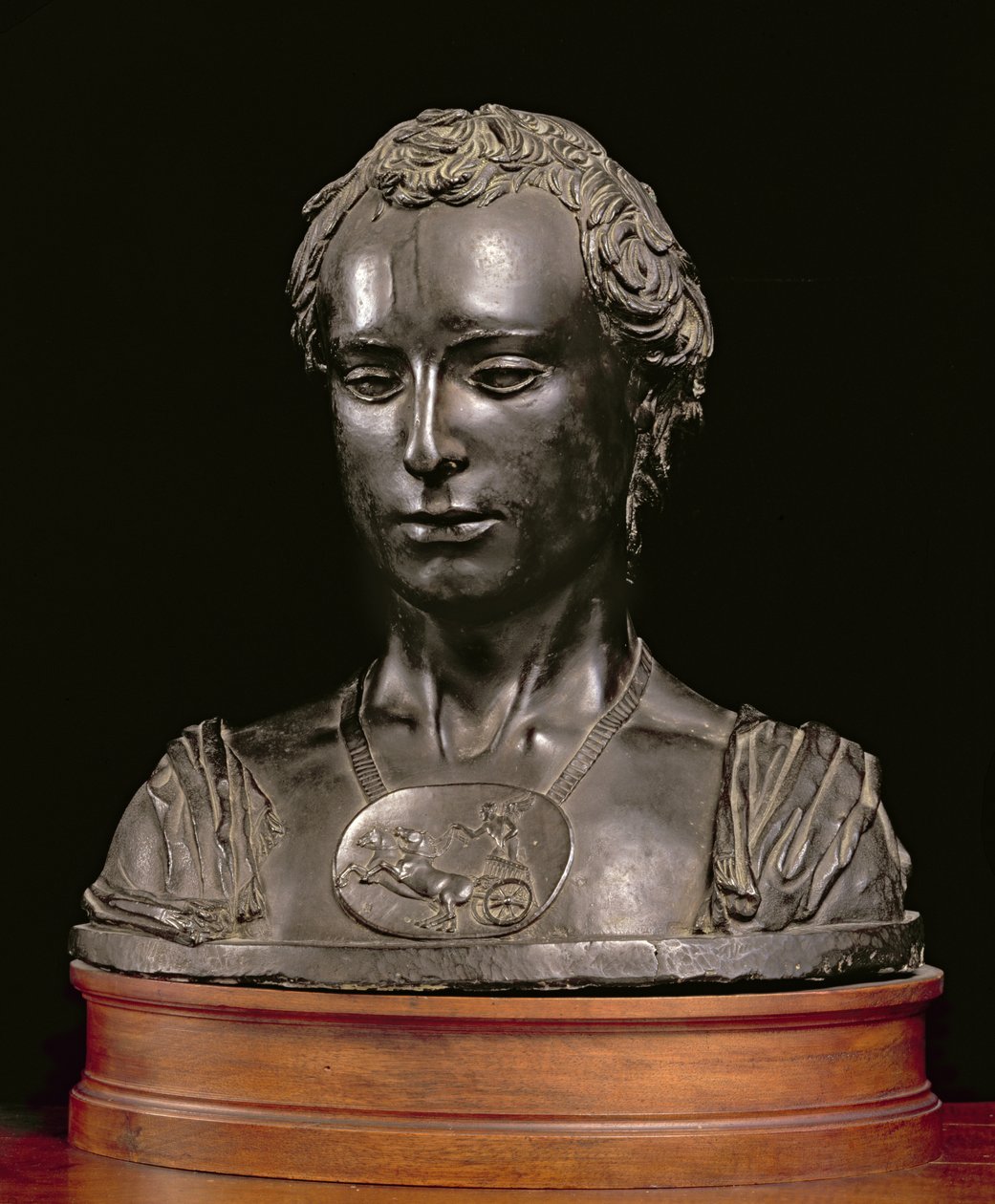 Busto de um cavalheiro (bronze) de Donatello