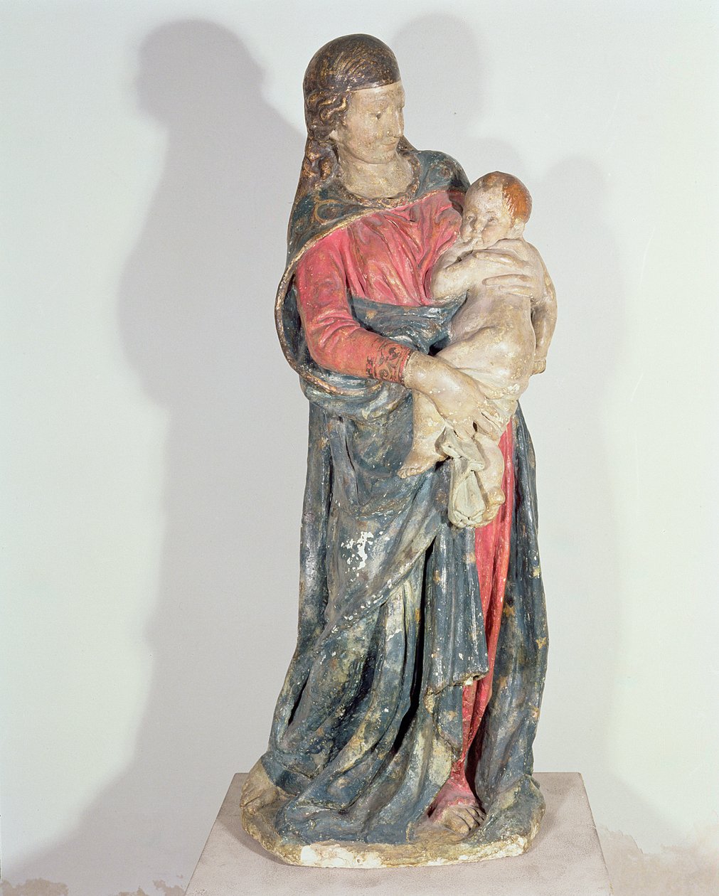 Madonna and Child (gesso policromado) de Donatello