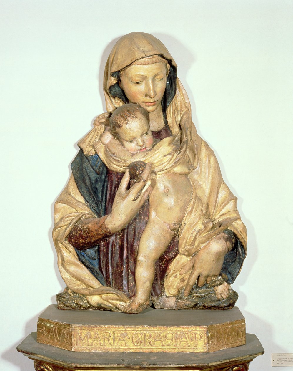 Madonna e Criança (terracota policromada) de Donatello