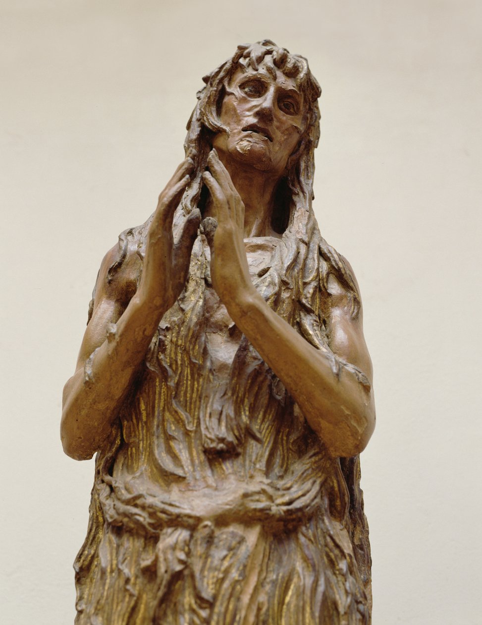 Madalena Penitente, 1453-55 (madeira) de Donatello