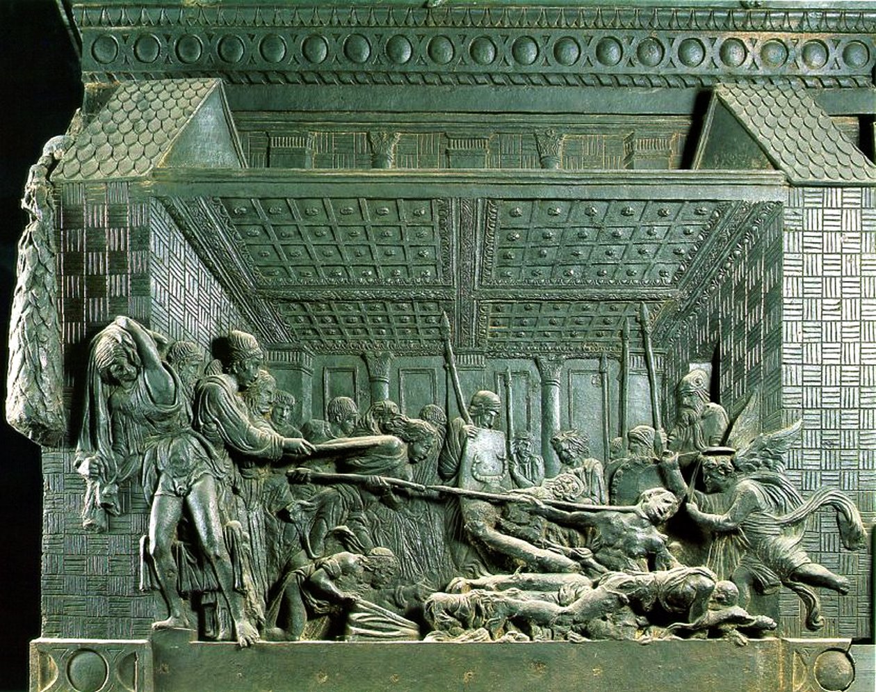 O martírio de São Lourenço, depois de 1460 (bronze) de Donatello