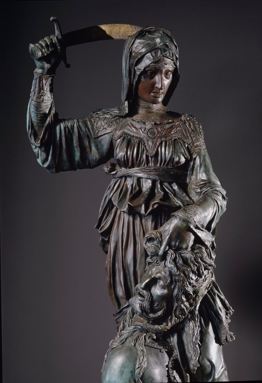 Judith e Holofernes. Escultura de Bronze de Donatello
