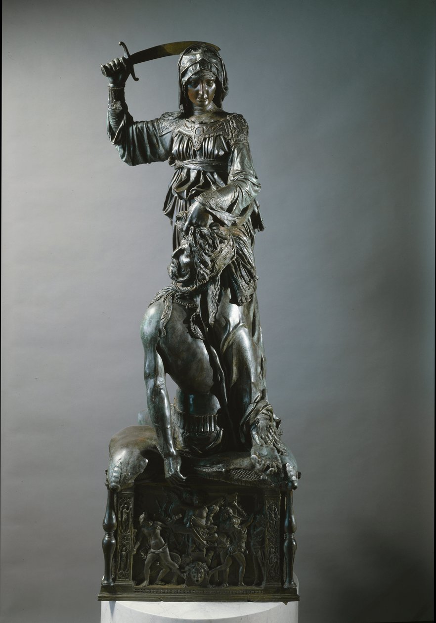 Judith e Holofernes. Escultura de Bronze de Donatello