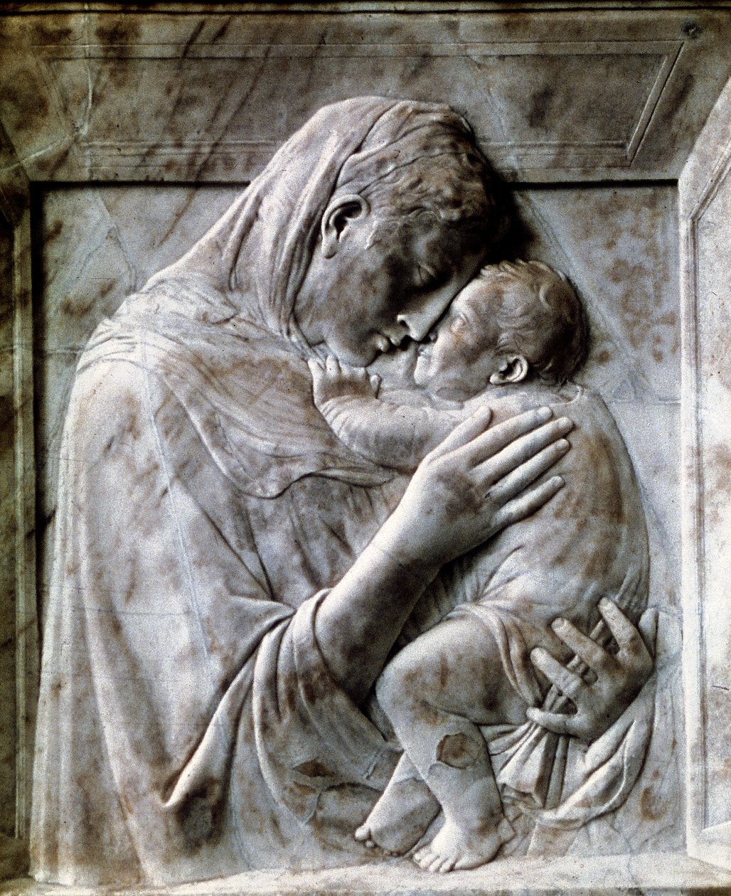 Piazzi Madonna Virgin and Child, 1420-1430s de Donatello