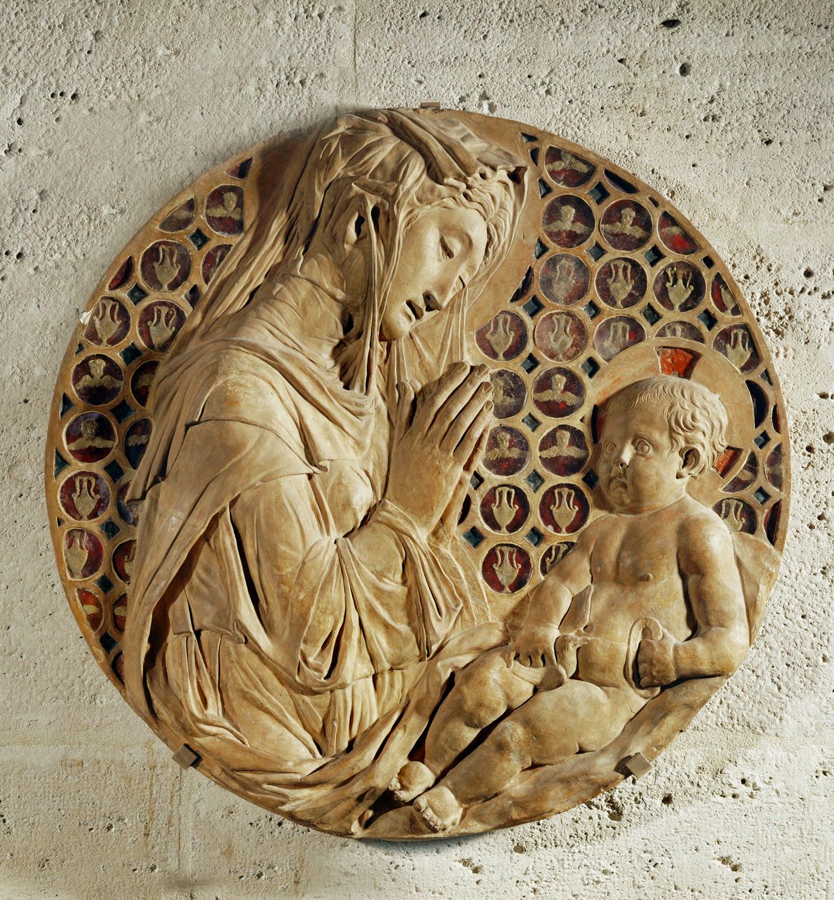 A Virgem adorando a criança, "Madonna Todi" ... de Donatello