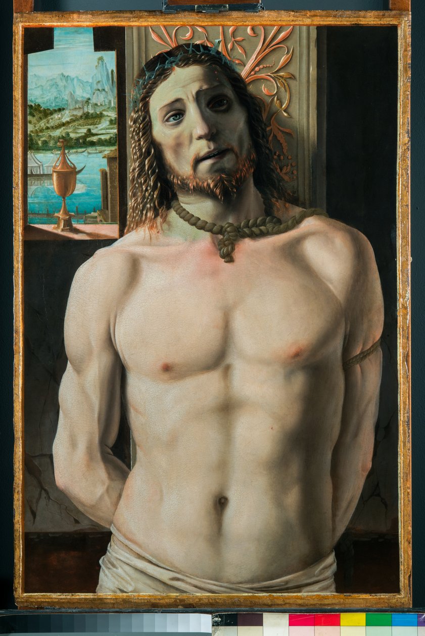Cristo na Coluna, 1487-90 de Donato Bramante