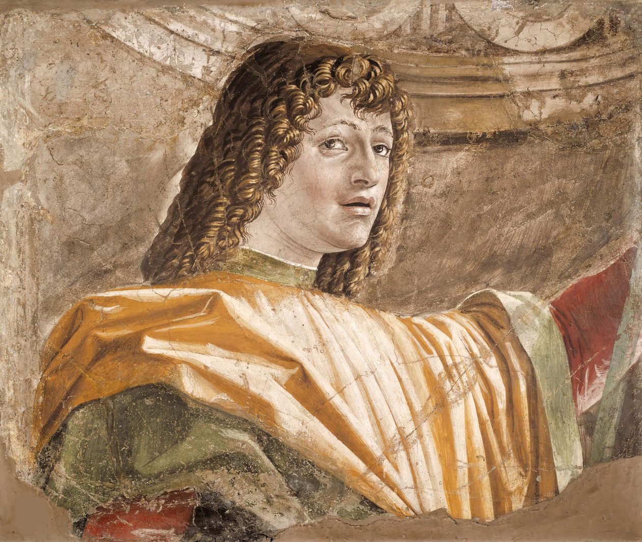 Homem com alabarda, 1490-1492. de Donato Bramante
