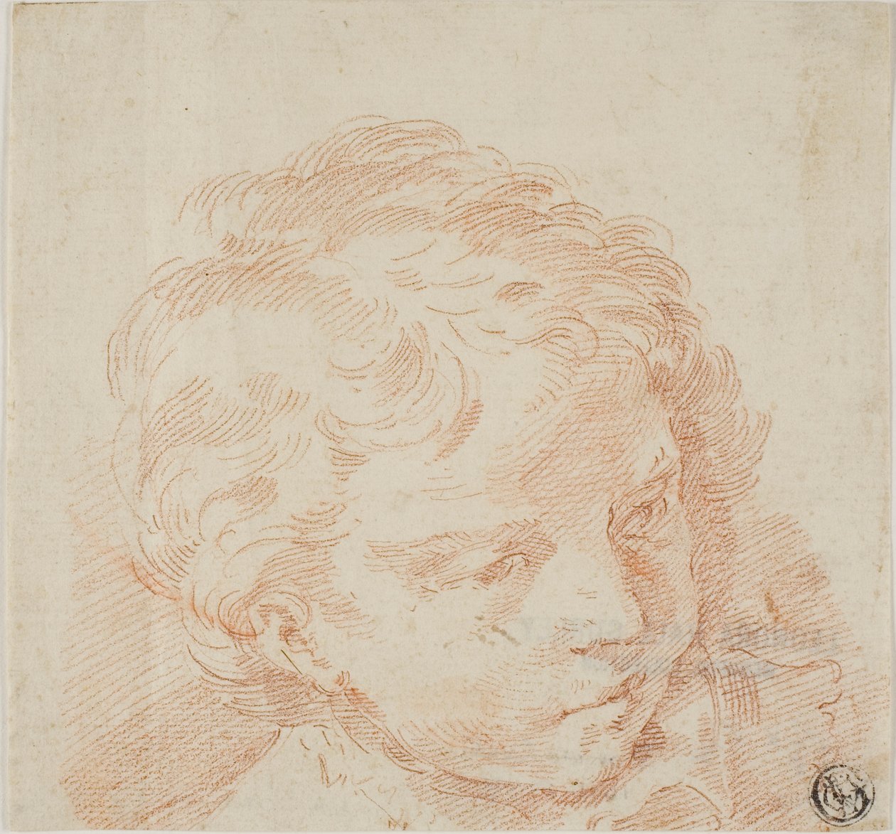 Cabeça de criança de Donato Creti