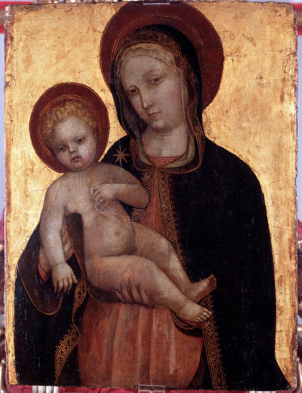 Virgem com criança (Pintura, c.1426-1450) de Donato de Bardi