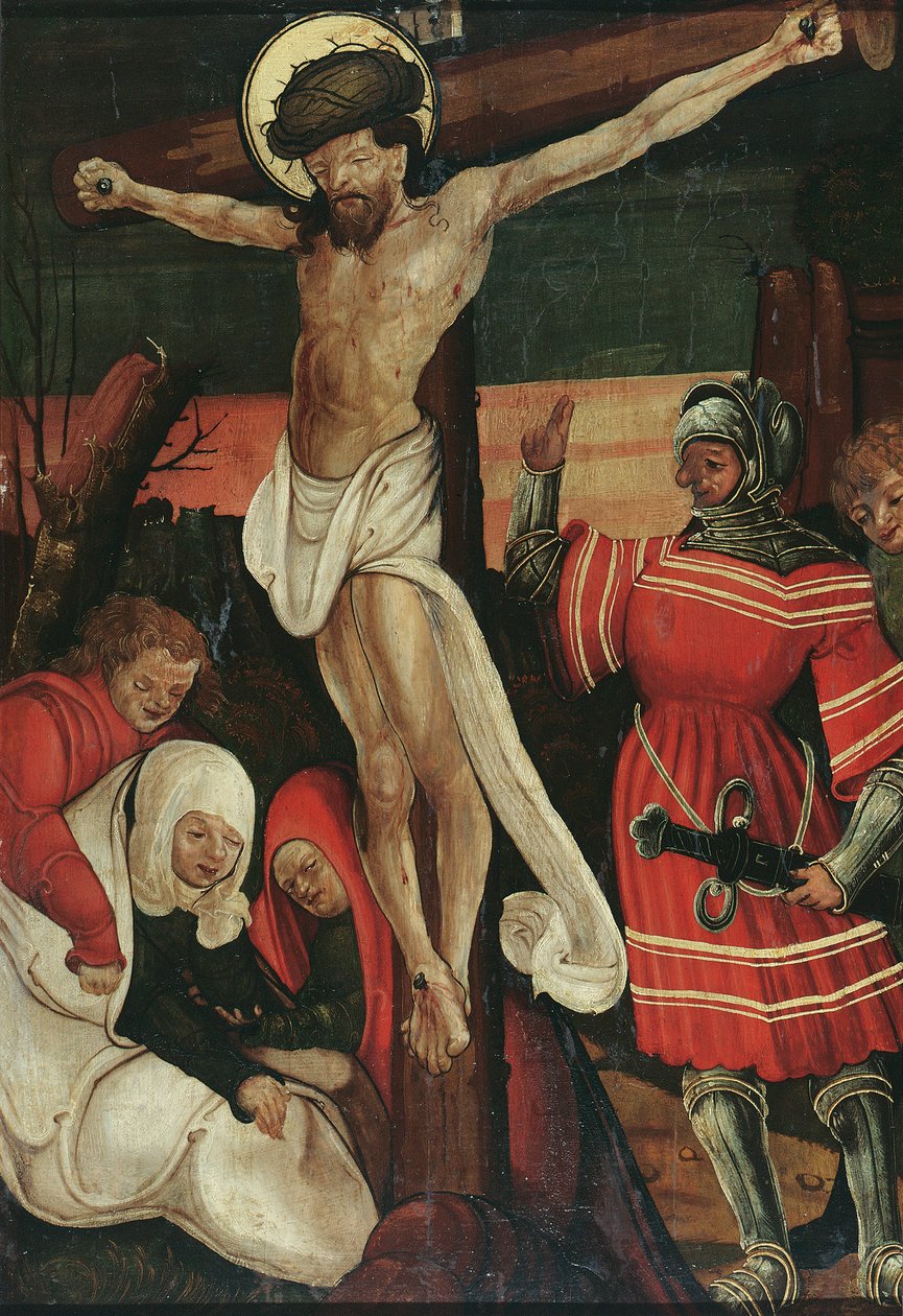 Crucificação de Cristo de Donauländischer Maler