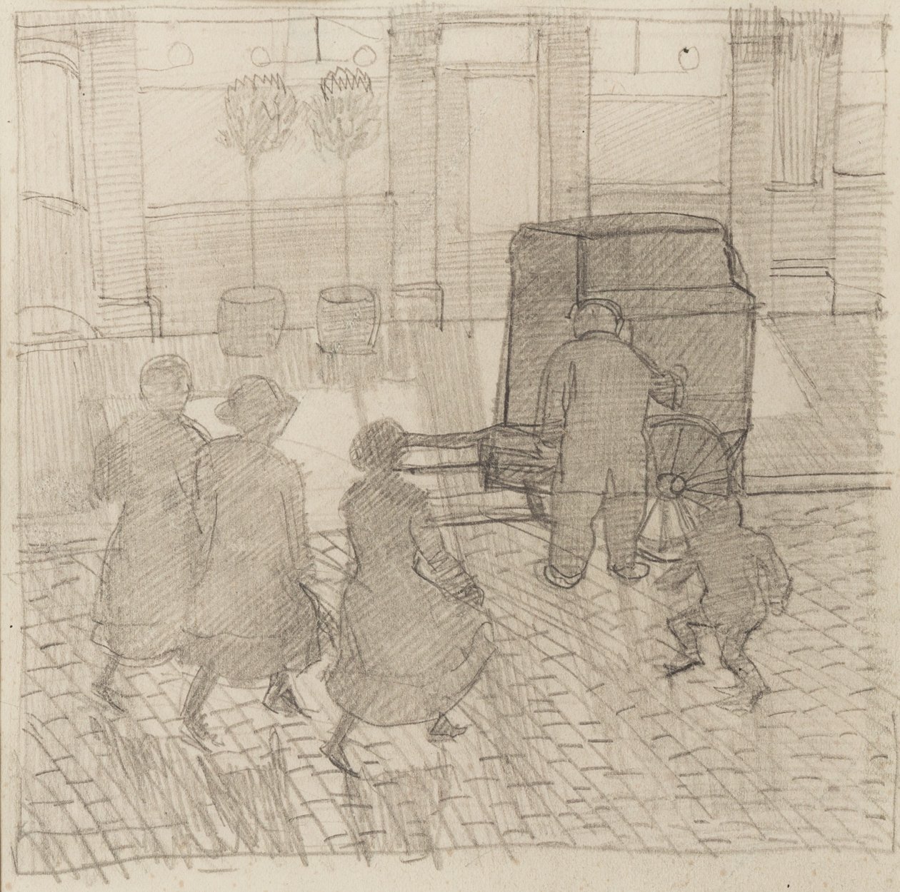 Moedor de órgãos, c.1914 de Dora Carrington