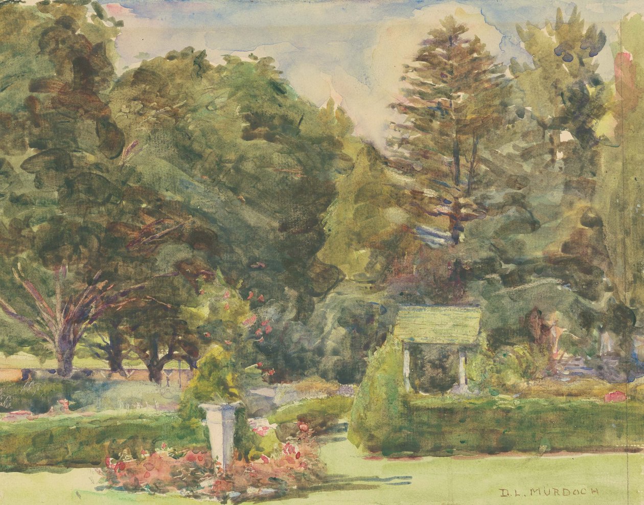 Jardim Parmelee, c.1920 de Dora Louise Murdoch