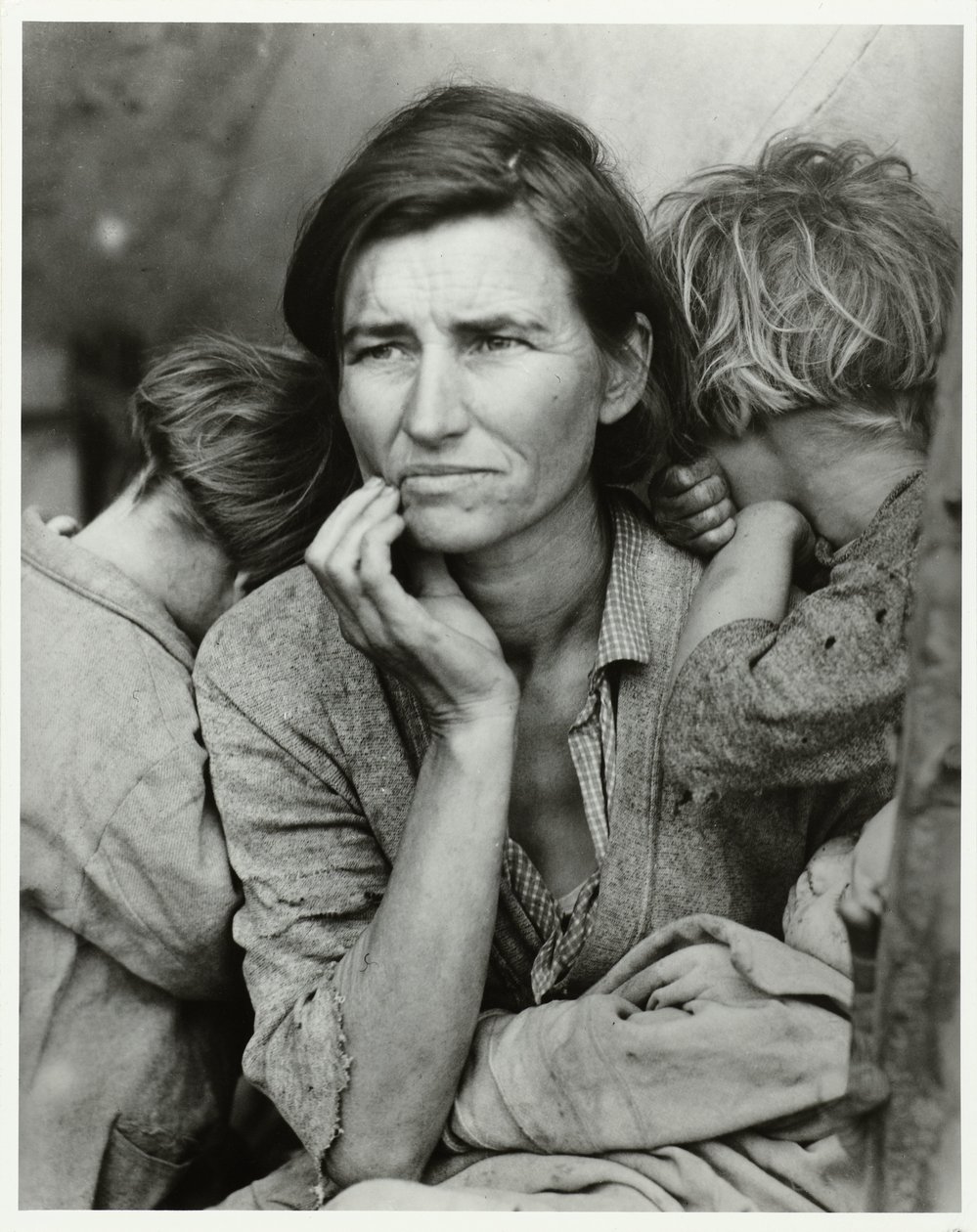 Portret van Florence Owens Thompson
Migrante mãe, 1936 (título original) de Dorothea Lange