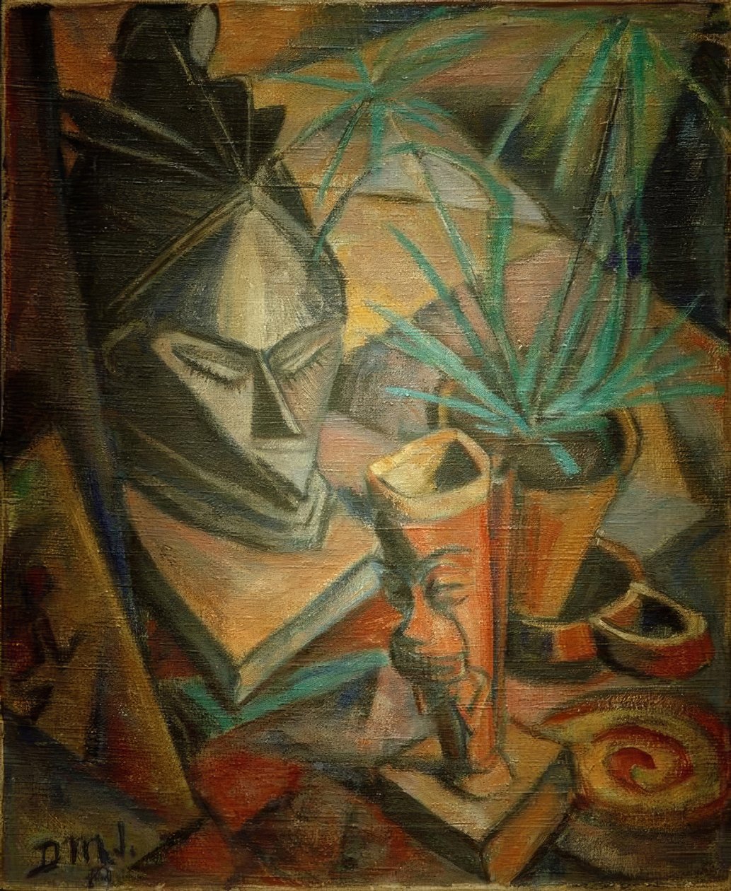 Ainda vida africana de Dorothea Mätzel Johannsen