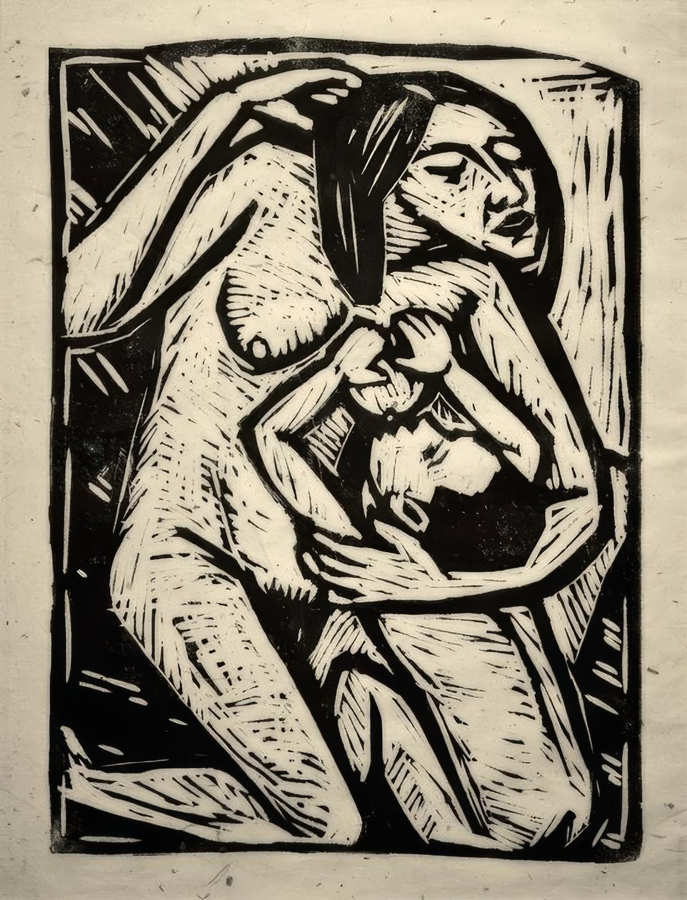 Mãe e filho de Dorothea Mätzel Johannsen