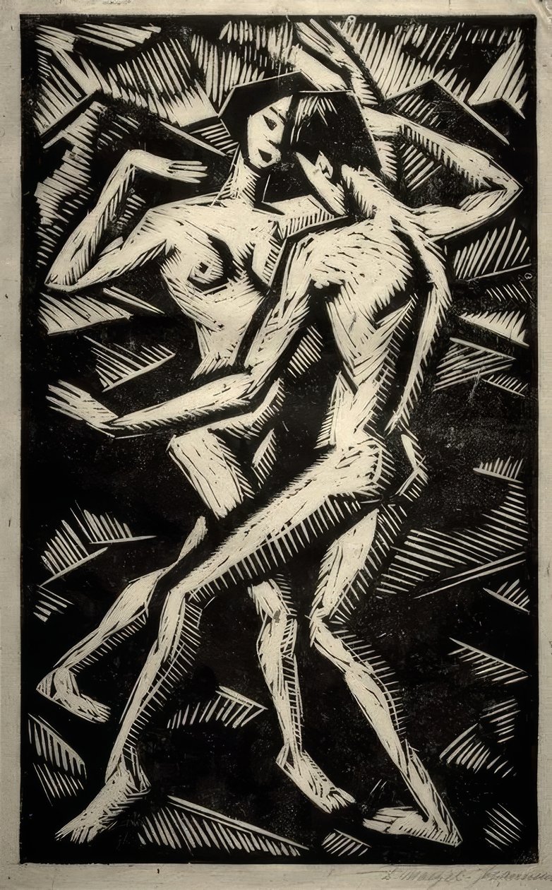 Casal dançando de Dorothea Mätzel Johannsen