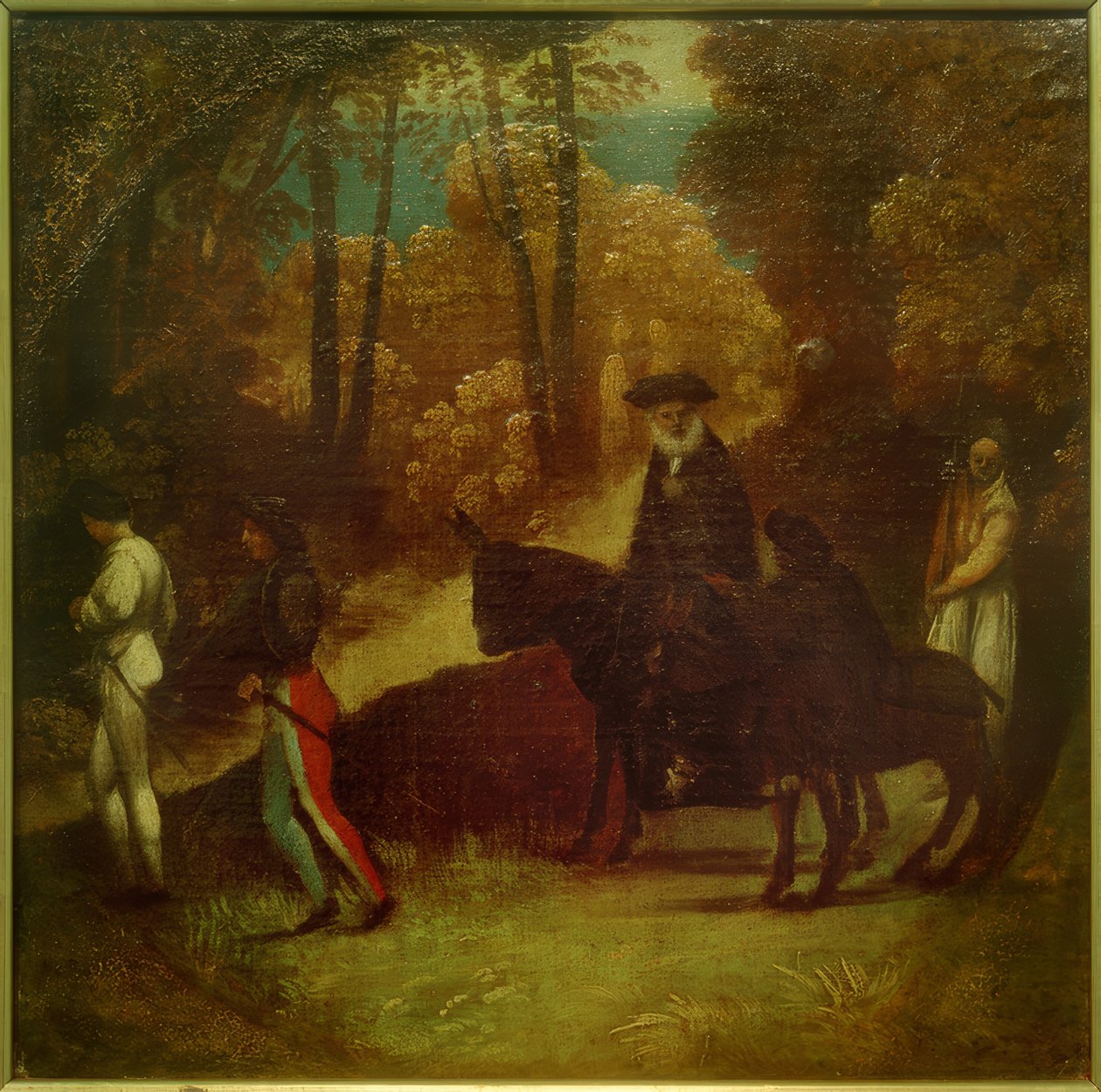 Viajantes na floresta de Dosso Dossi