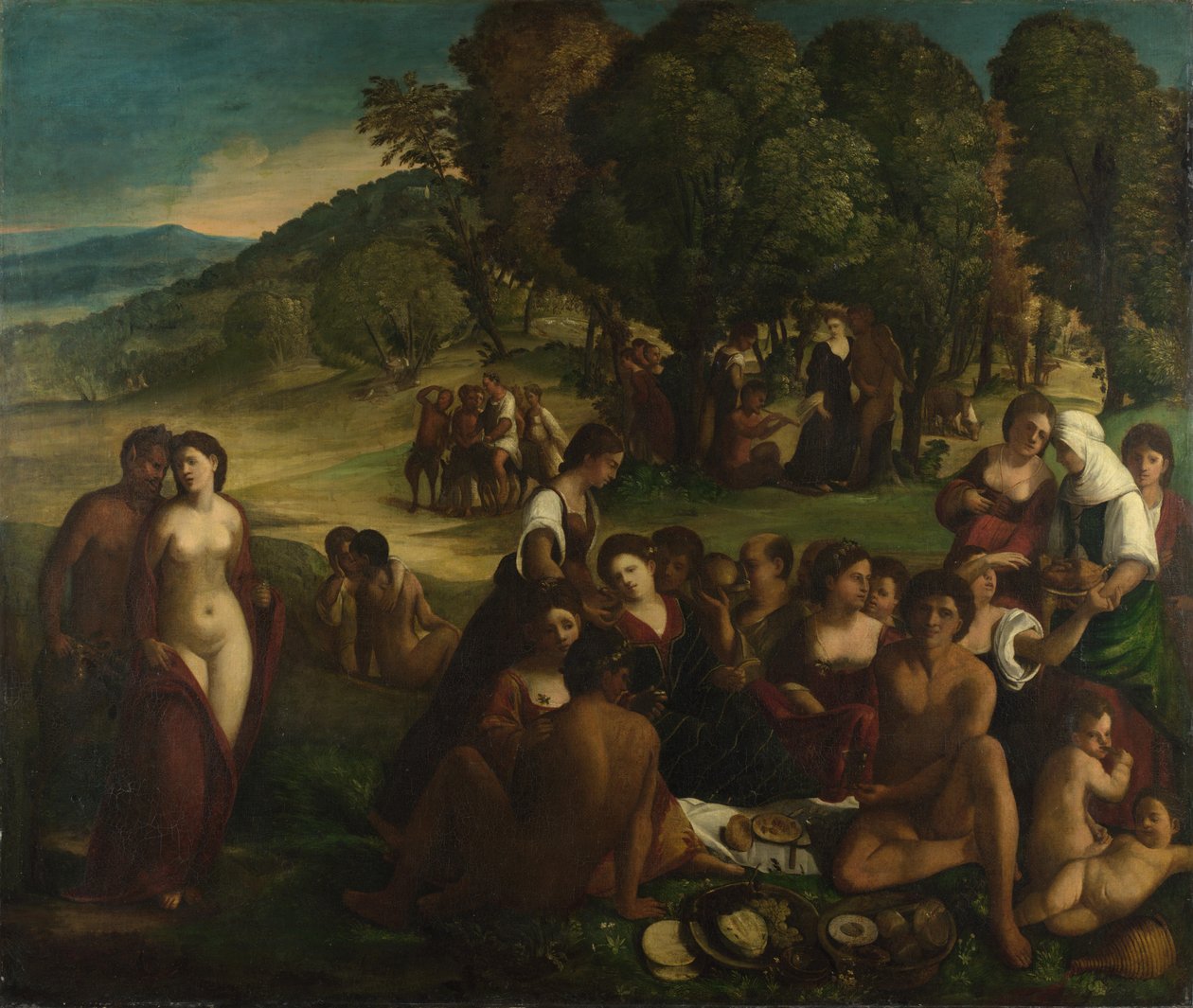 Bacanal, c. 1520 de Dosso Dossi