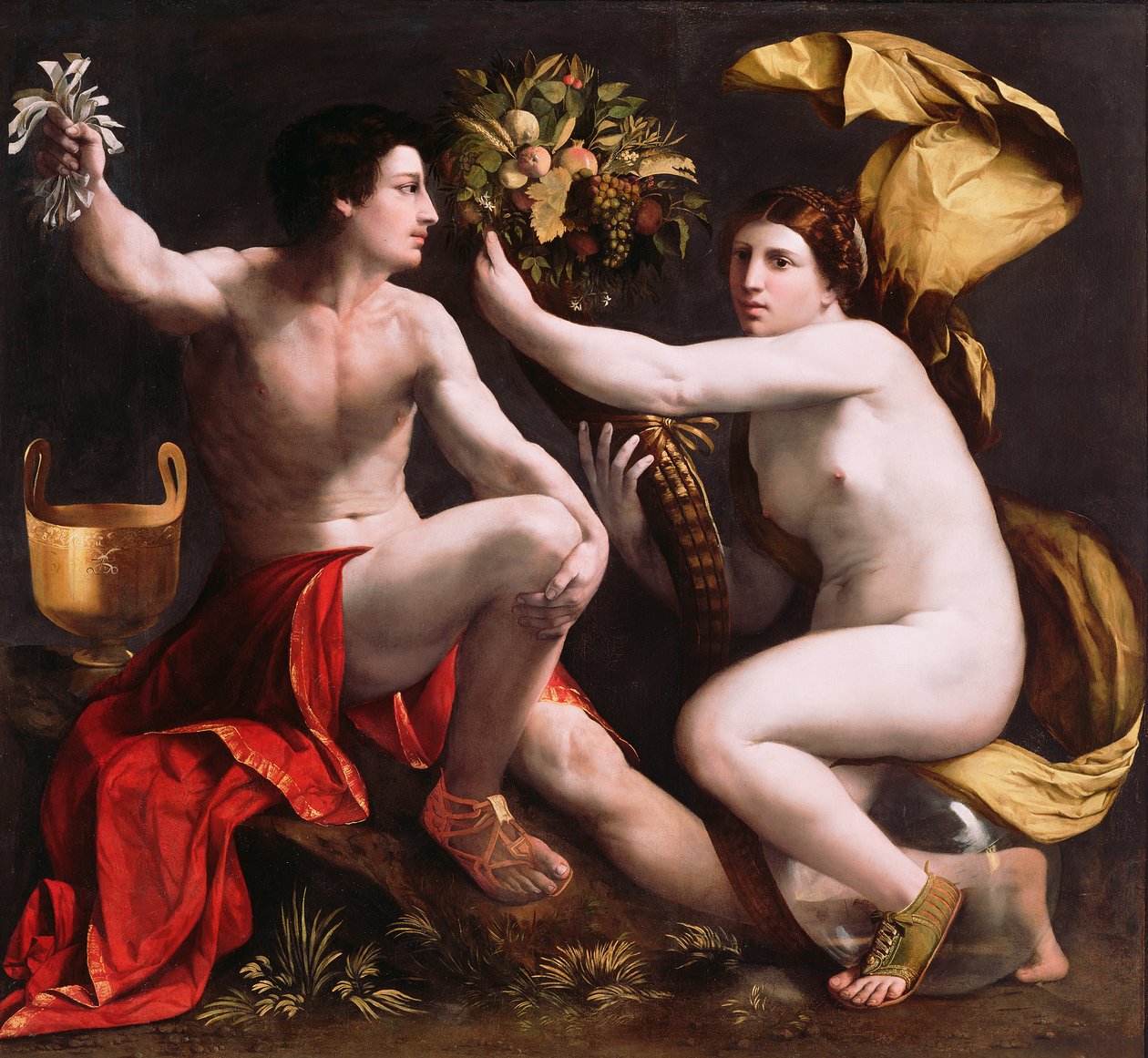 Alegoria da fortuna, c.1530 (óleo sobre tela) de Dosso Dossi
