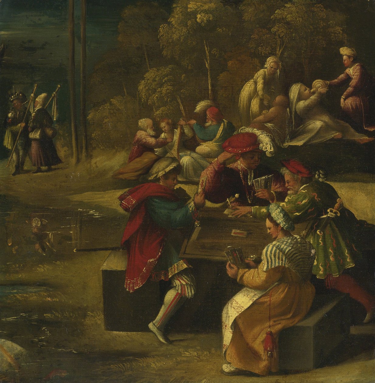 Jogos de tarô, ca 1518 de Dosso Dossi