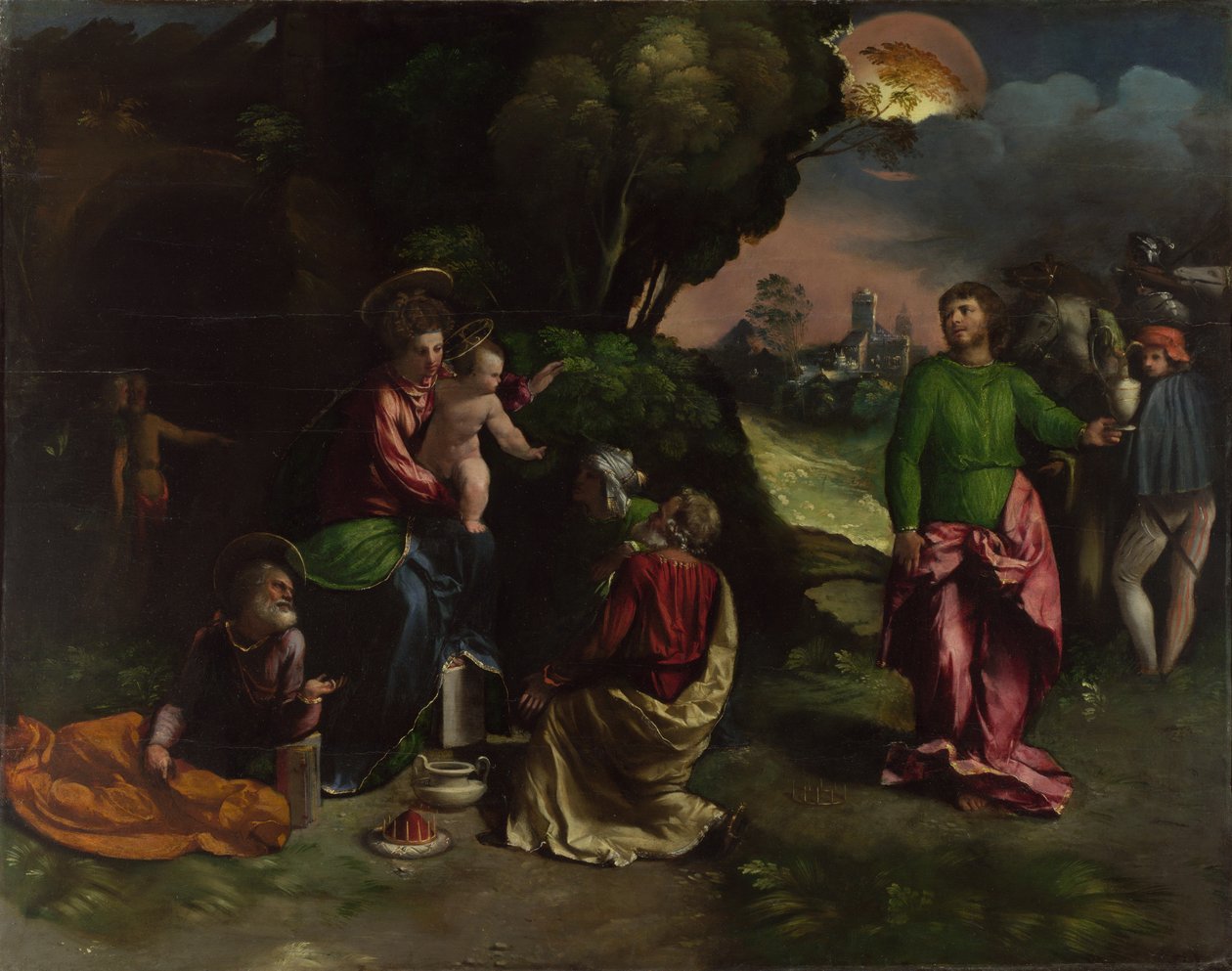 A Adoração dos Reis, c.1535 de Dosso Dossi