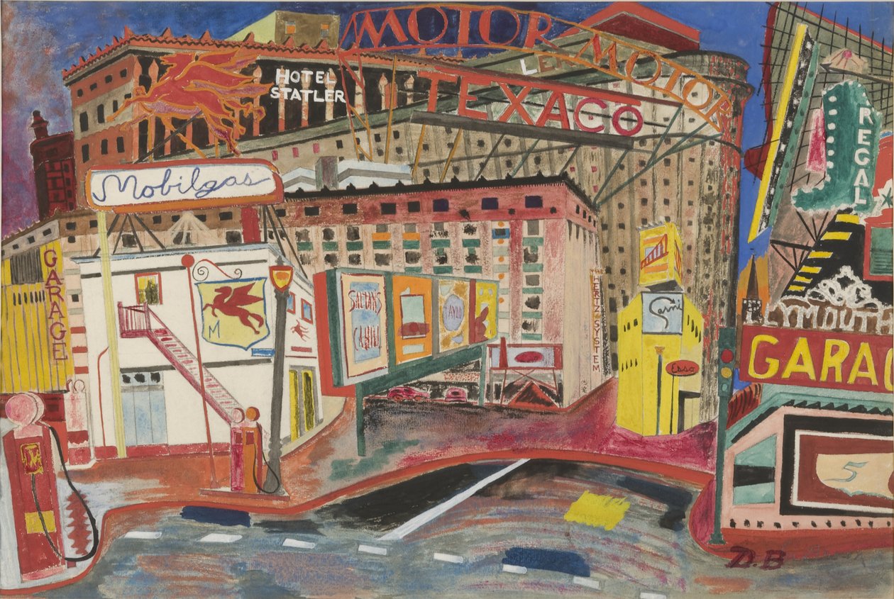 Boston (aguarela sobre papel) de Douglas Brown