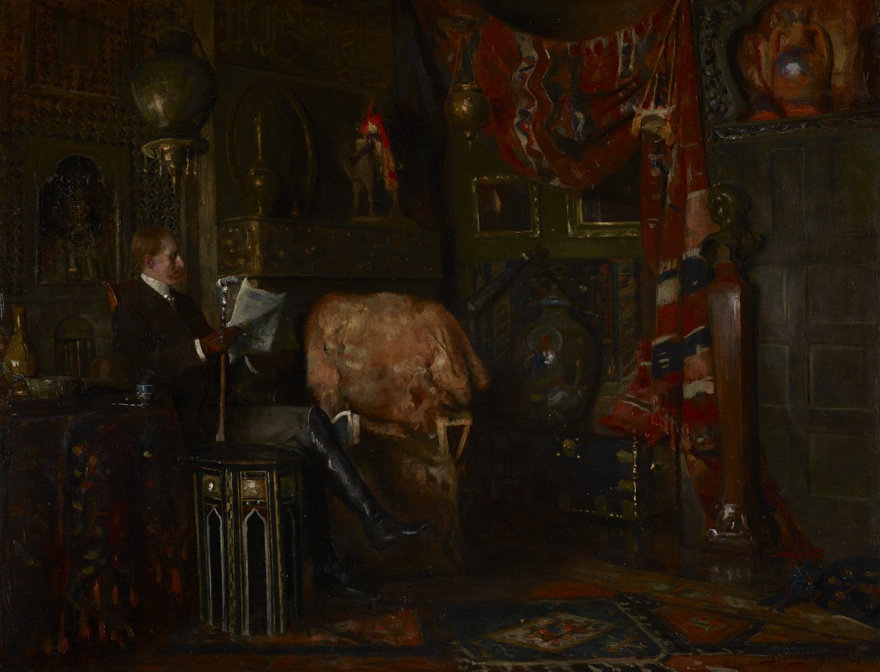 Retrato de John Scott Bradstreet de Douglas Volk; John S. Bradstreet