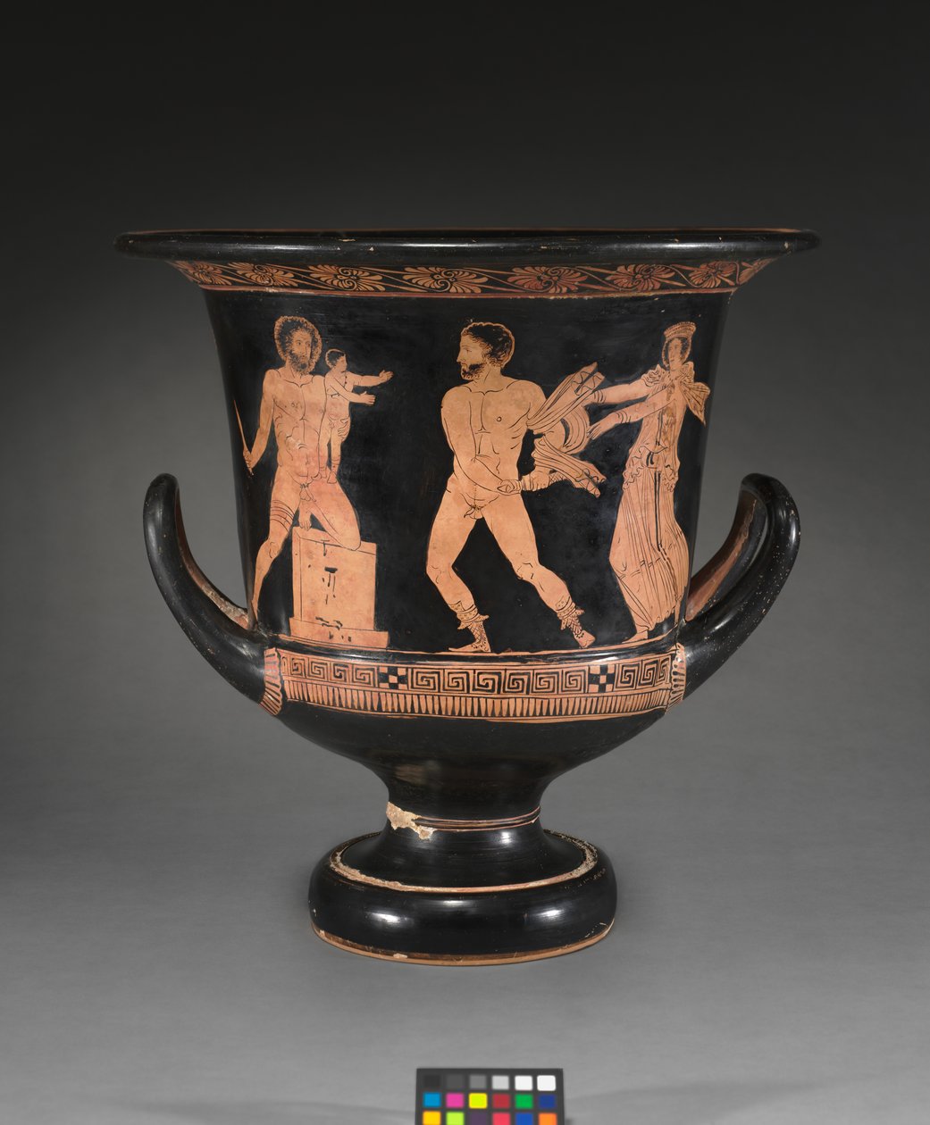 Detalhe de uma figura vermelha lekythos de Douris