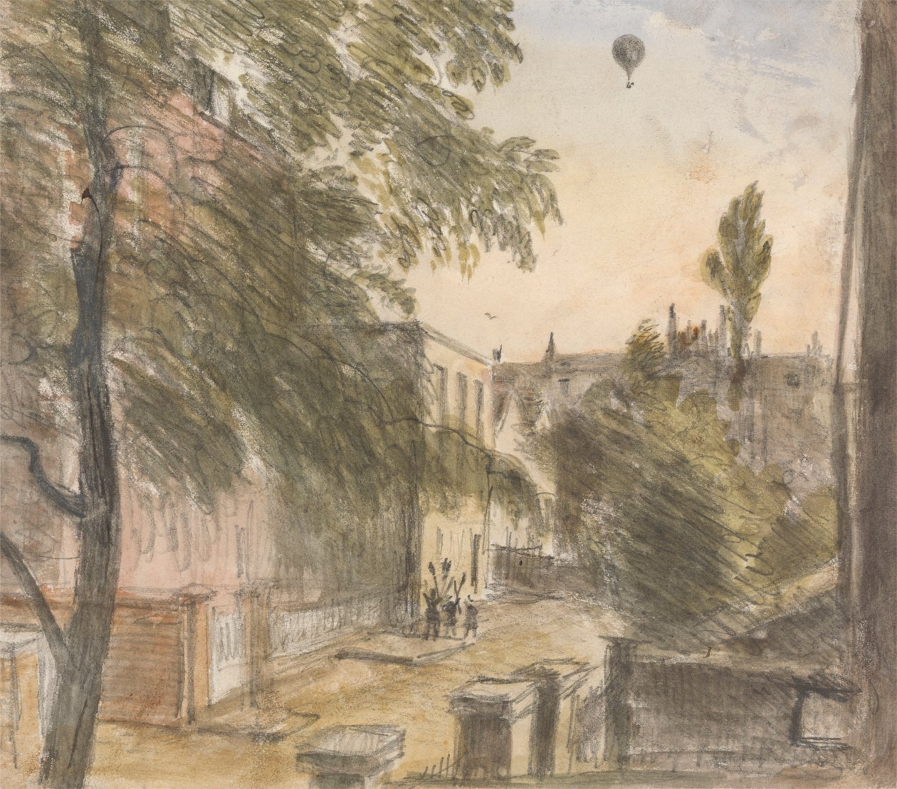 Balão sobre a Holland Street, Kensington, 22 de Julho de 1835, 19 p.m. de Dr. William Crotch