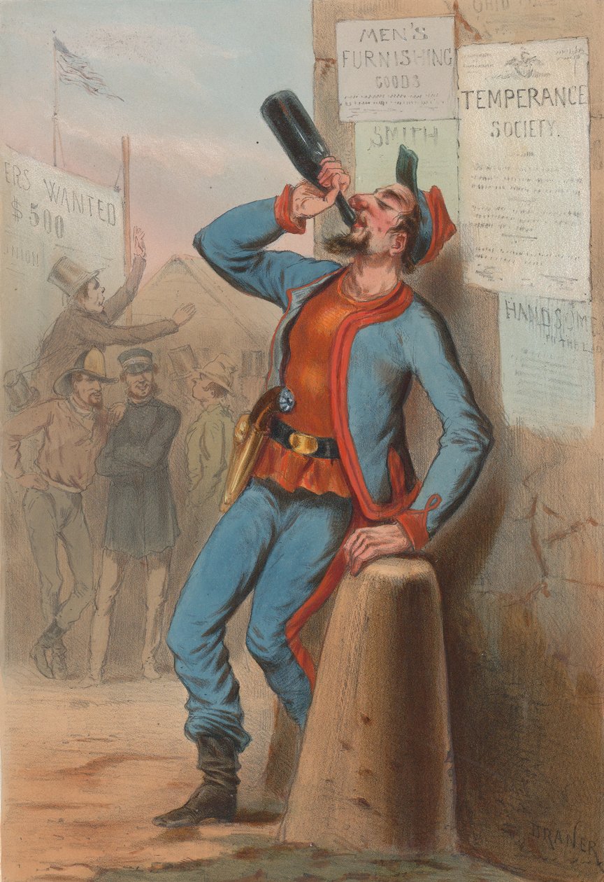 Estados Unidos 1865 - Corpo de Bombeiros de Nova York Zouaves, 1865. de Draner