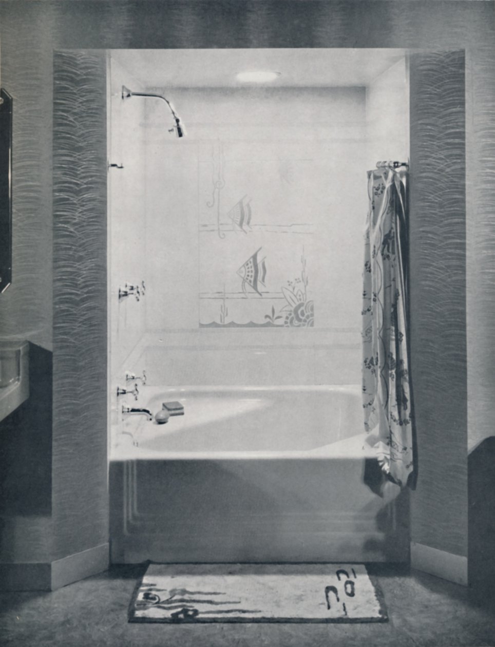 Banho Neo-Angle quadrado novo de quatro pés, 1935 de Drix Duryea