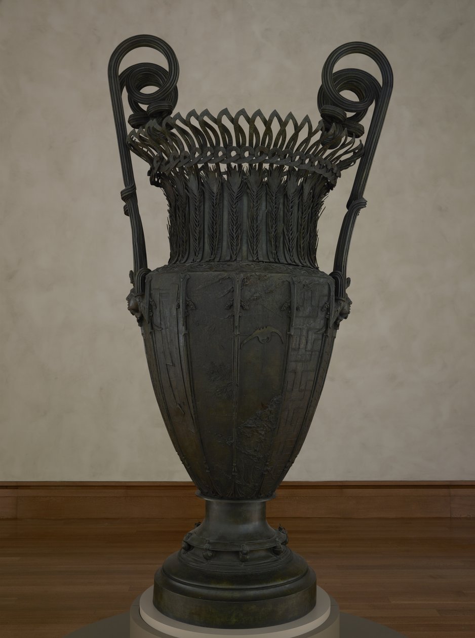 Vaso, 1889 (bronze e cobre) de Désiré Ringel d