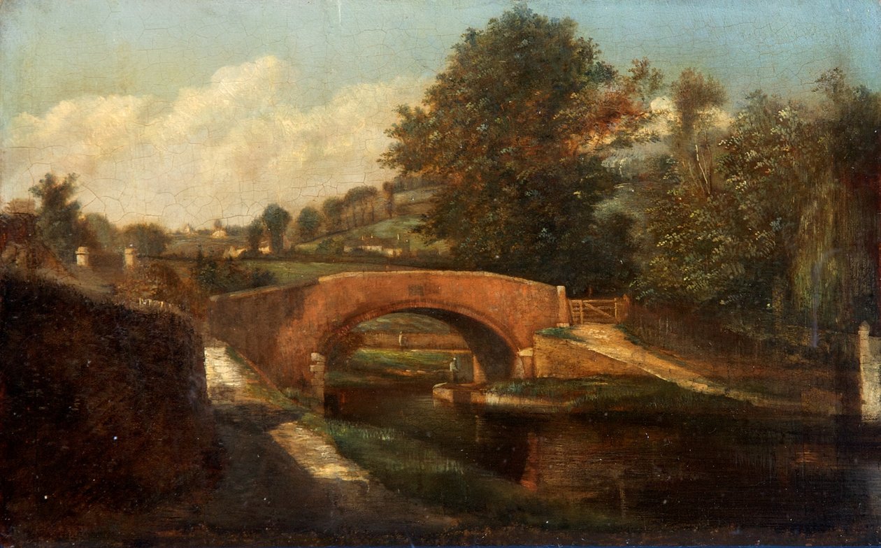 Canal Bridge, Brimscombe, Gloucestershire de Désiré Delaplace Gérardin