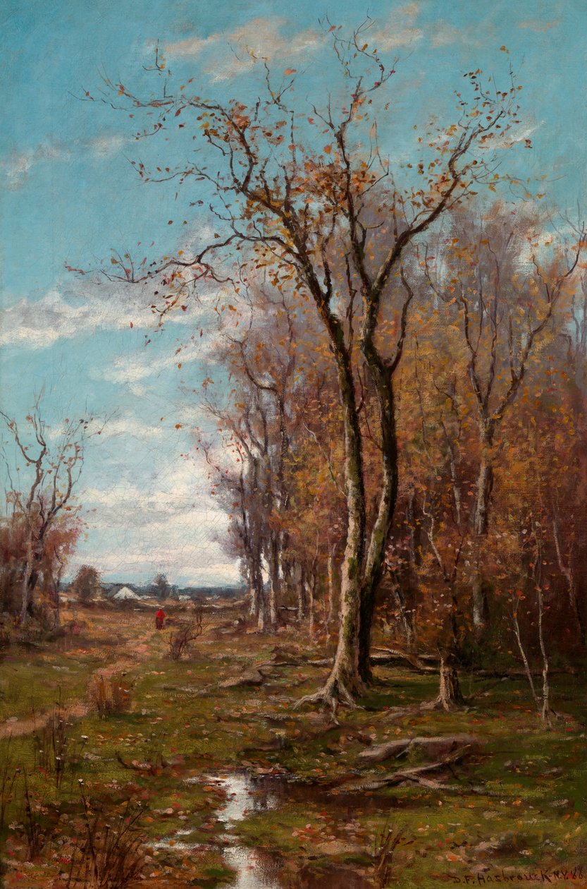 Paisagem de outono, 1886. de Du Bois Fenelon Hasbrouck