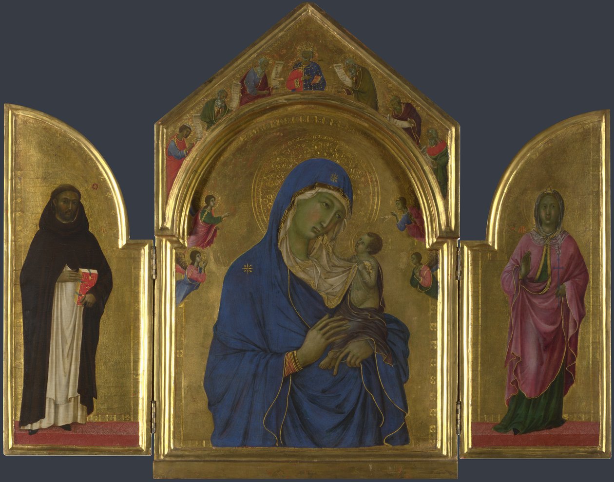 Tríptico de Londres Duccio de Duccio di Buoninsegna
