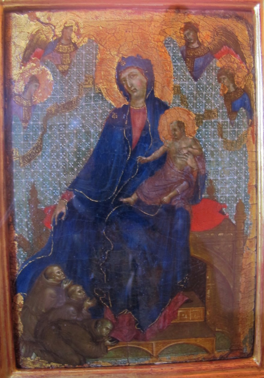 Duccio di buoninsegna, Madona Franciscana 02 de Duccio di Buoninsegna