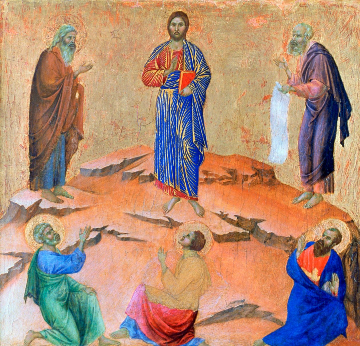 A Transfiguração, 1311 de Duccio di Buoninsegna