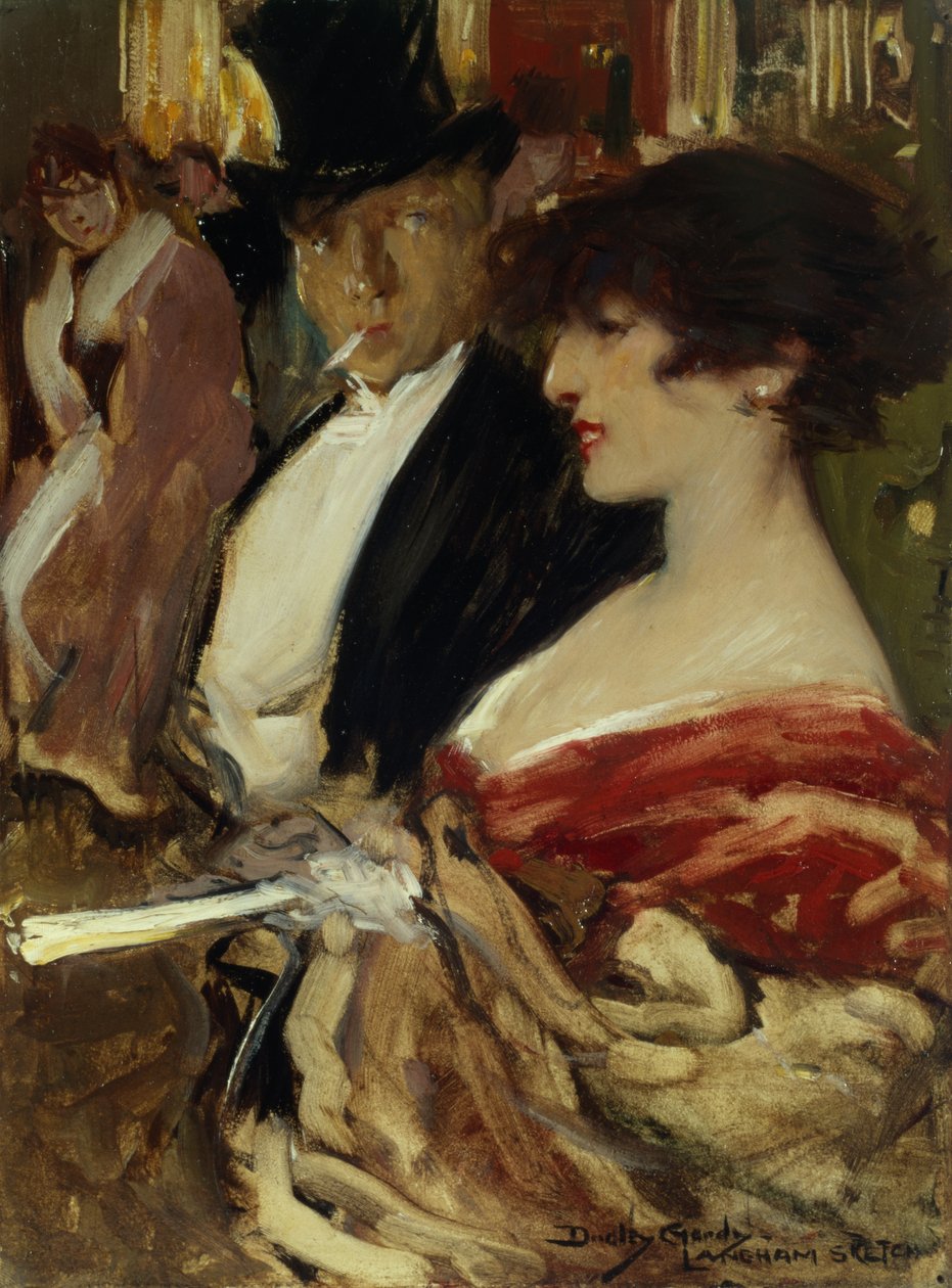 Na ópera de Dudley Hardy