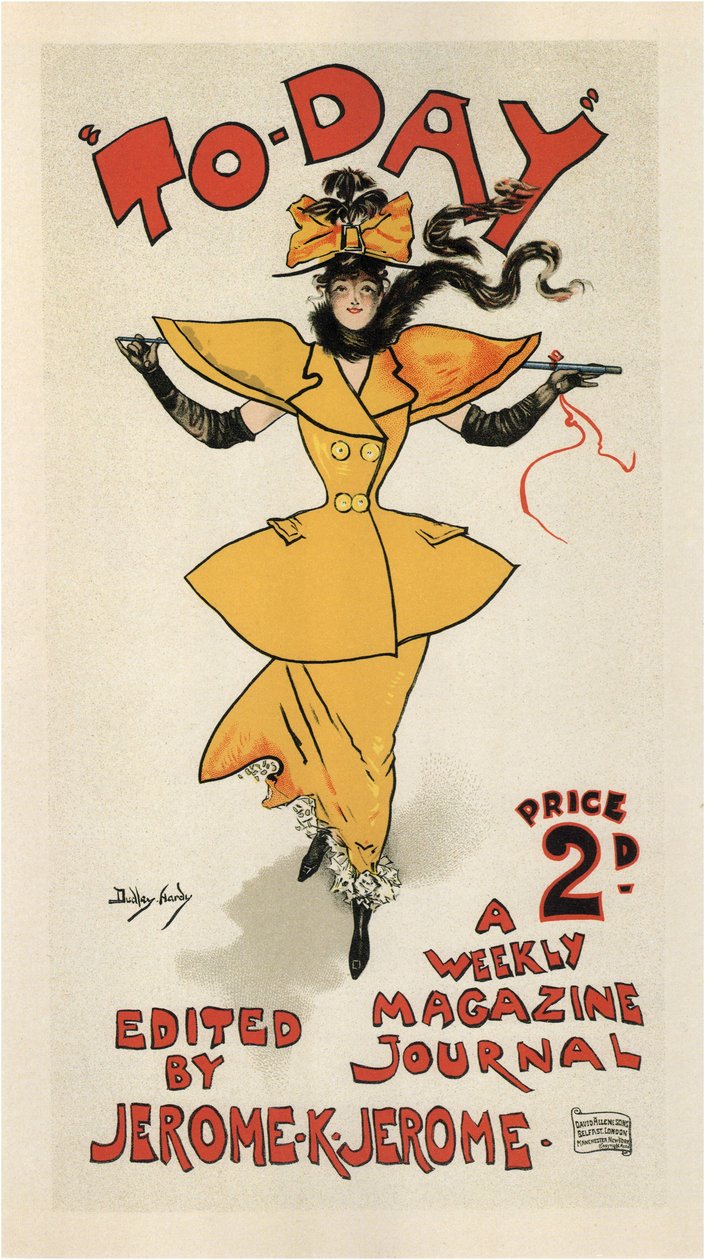 Journal To-Day, editado por Jerome K. Jerome Poster, 1895 de Dudley Hardy