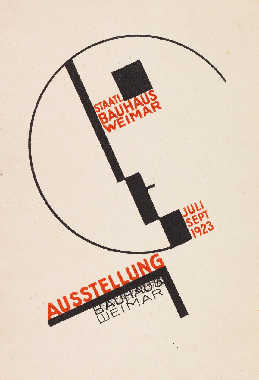 Exposição Bauhaus Weimar Bauhaus exposição. Postais, 1923. de Dörte Helm