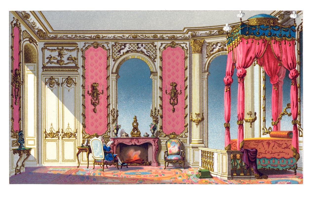 Um quarto para dormir, 1885 de Durin