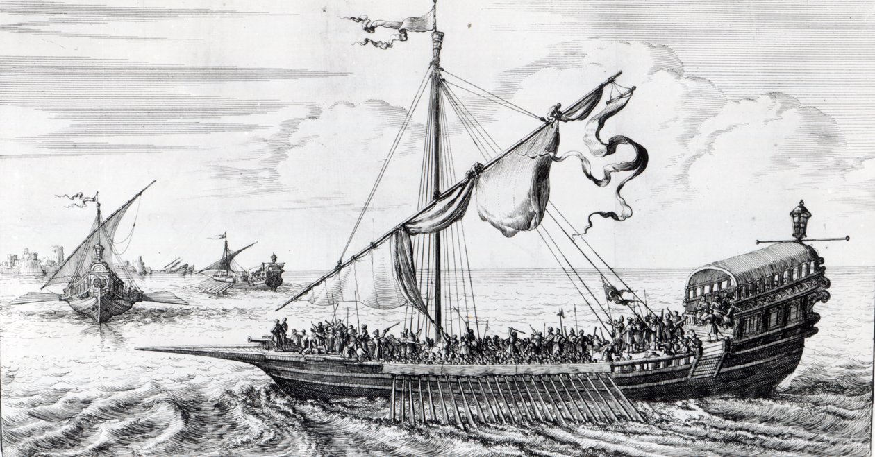 Galeras de Barbary de Dutch School