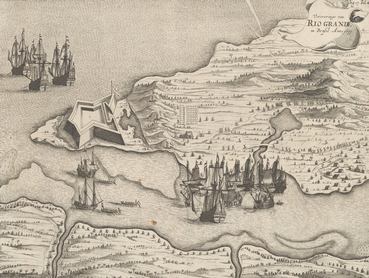 Conquista do Rio Grande no Brasil, dezembro de 1633, 1649-51 de Dutch School