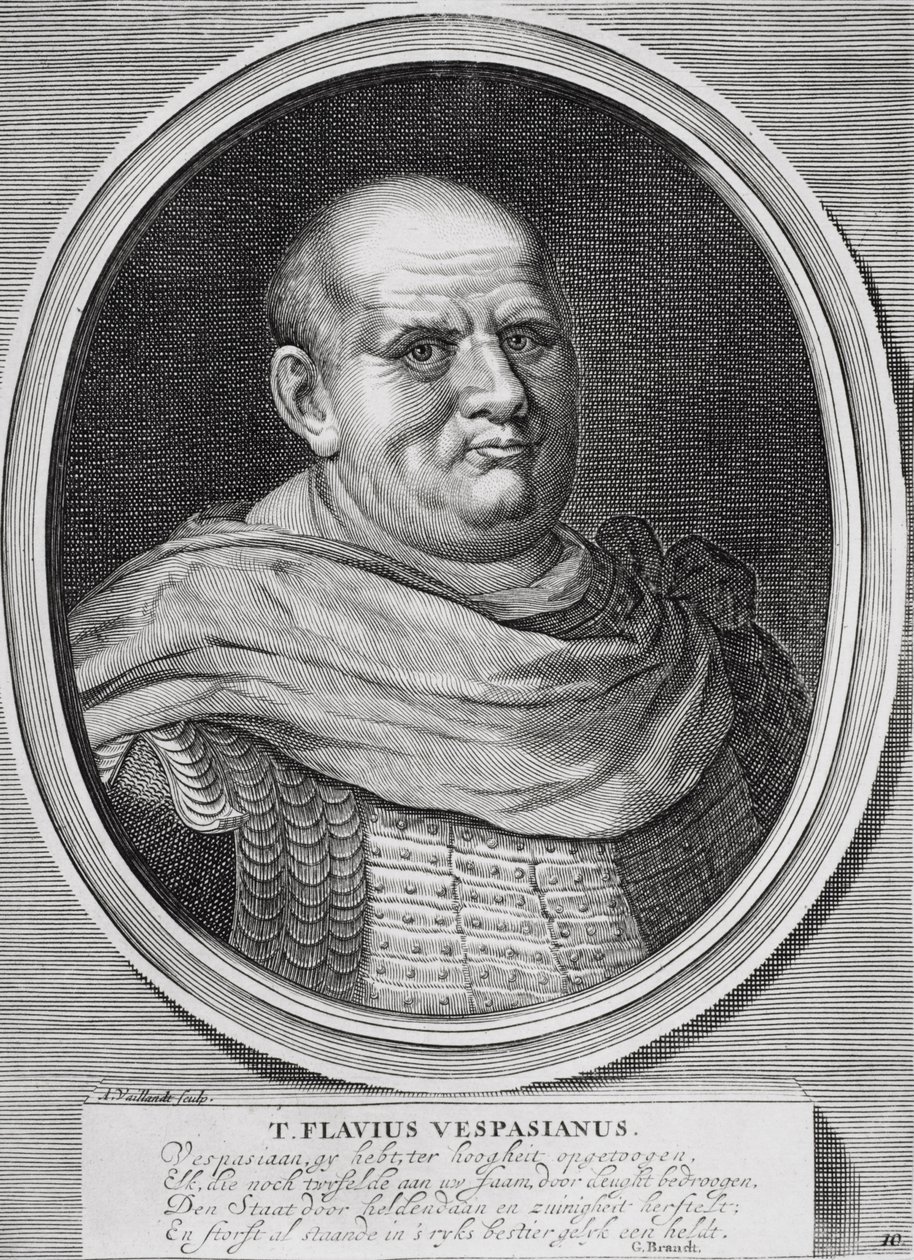 O imperador César Vespasiano Augusto, de Dutch School