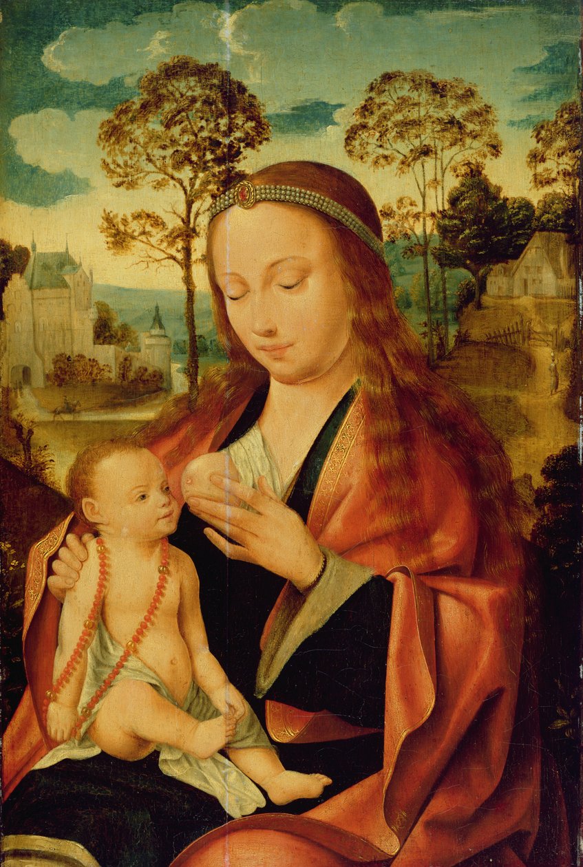 Maria com o Menino Jesus, início do século XVI de Dutch School