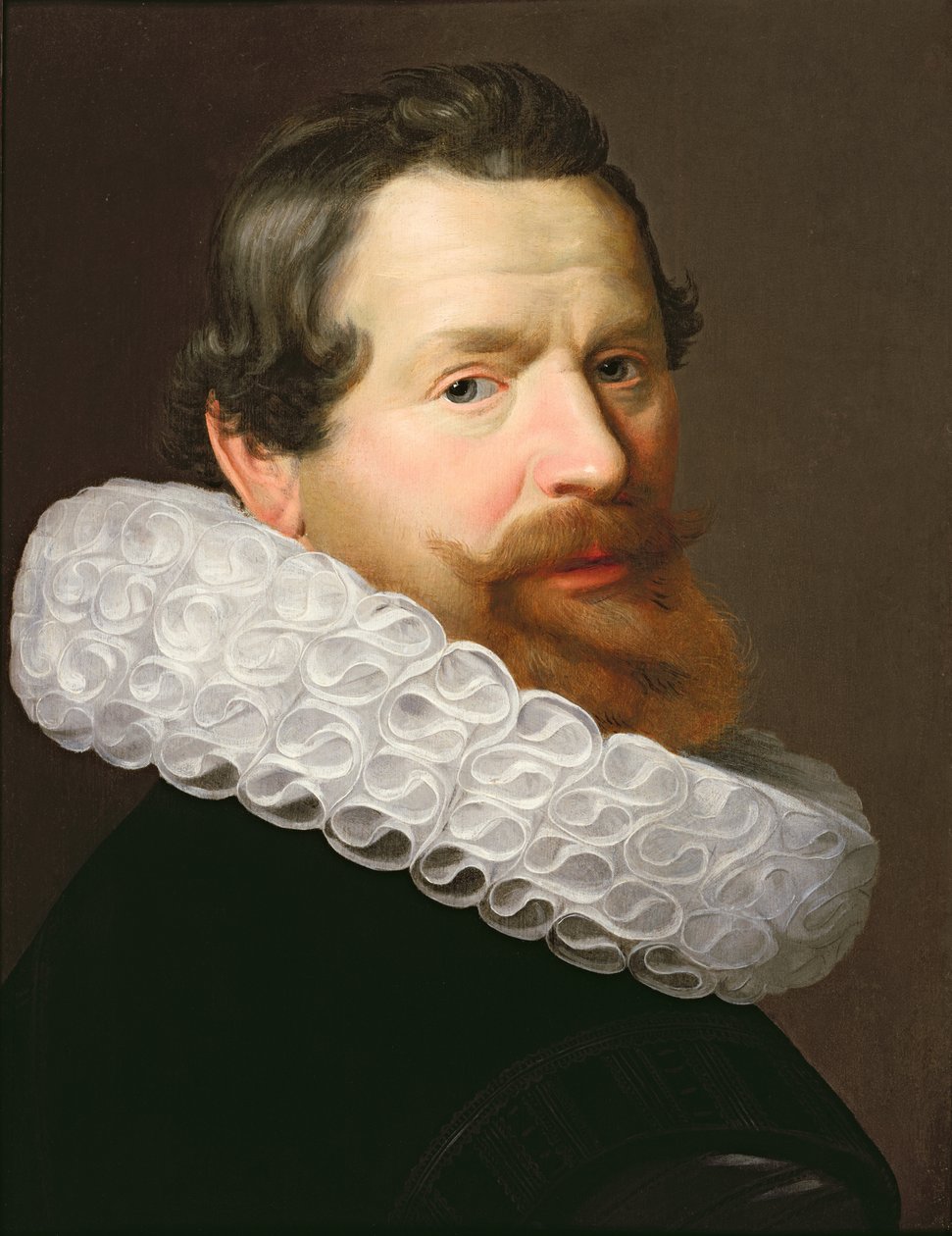 Retrato, de, um, homem, desgastar, um, ruff de Dutch School