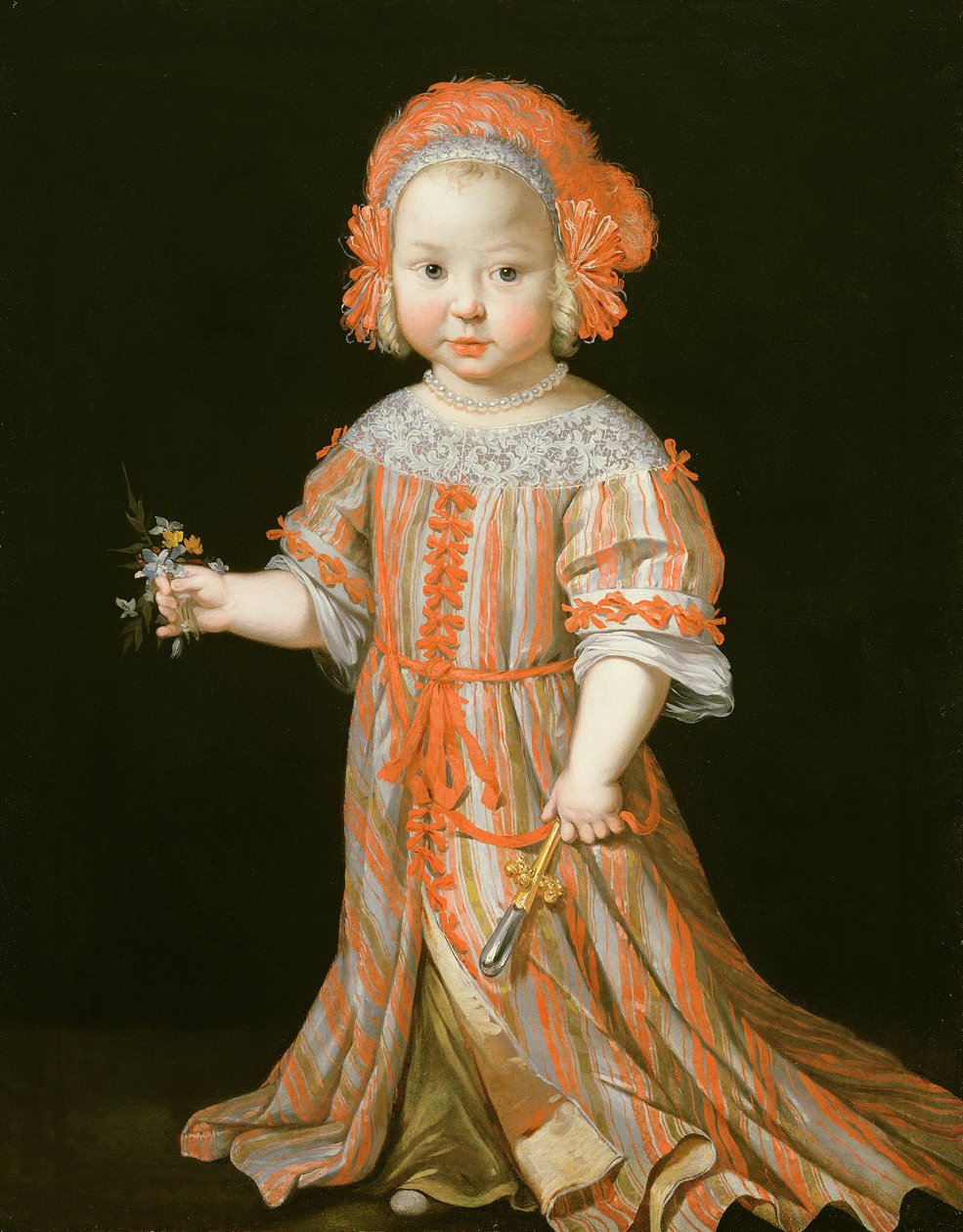 Retrato de uma menina de Dutch School