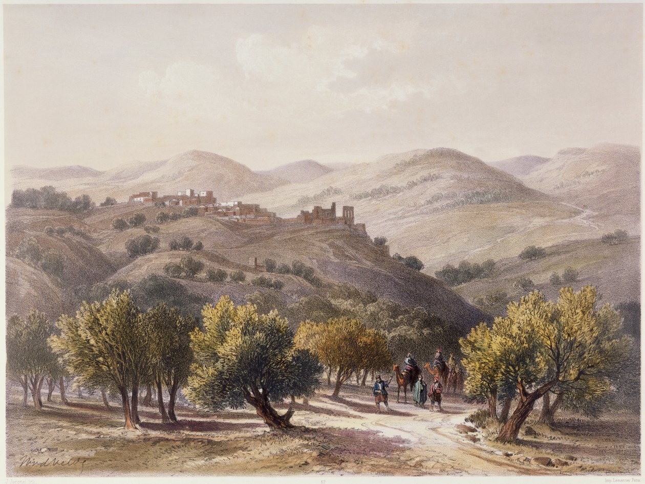 Samaria, gravada por Jean Jacottet (1806-c.1843) de Dutch School