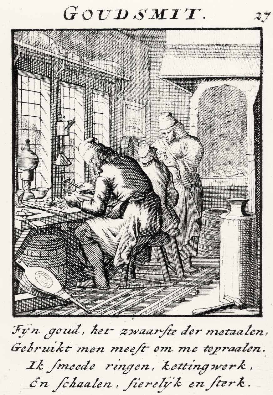 O ourives, 1718 de Dutch School